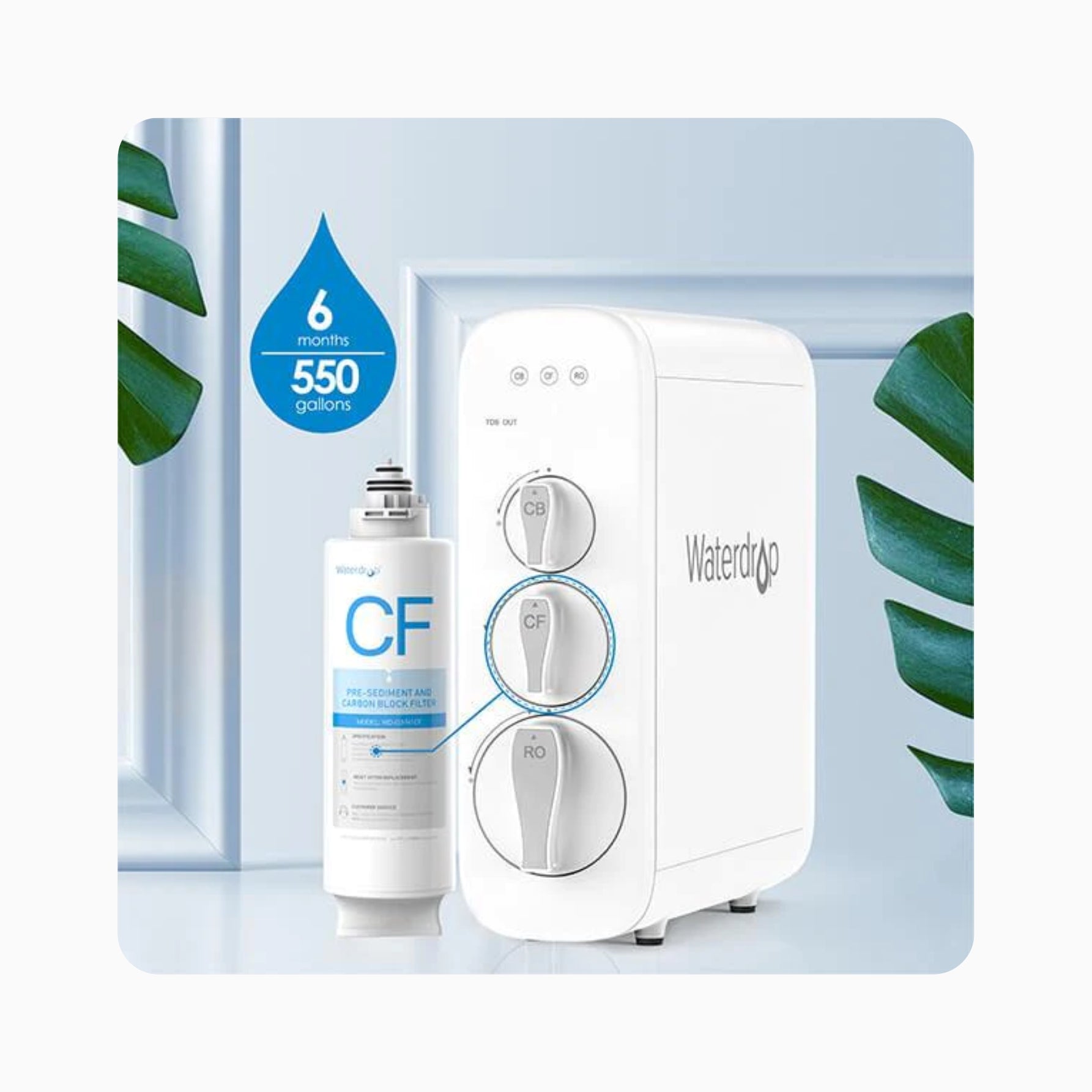 Waterdrop Filter - Carbon Filter (CF) - G3 & G3P800