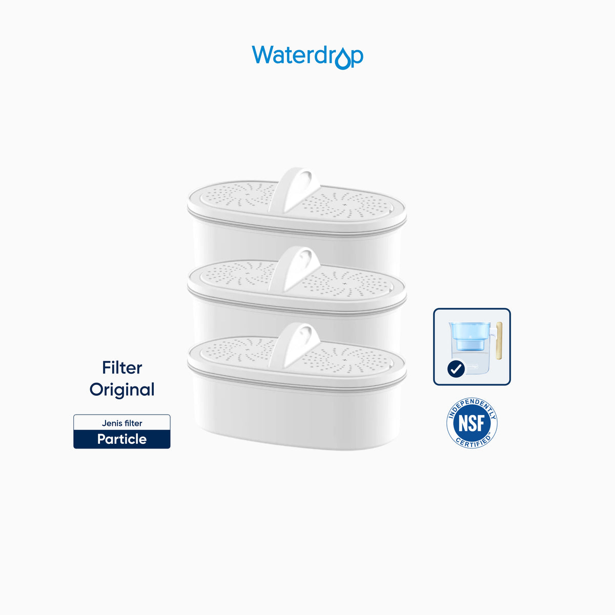 Waterdrop Filter - Chubby Pitcher Air Minum - Activated Carbon Filter