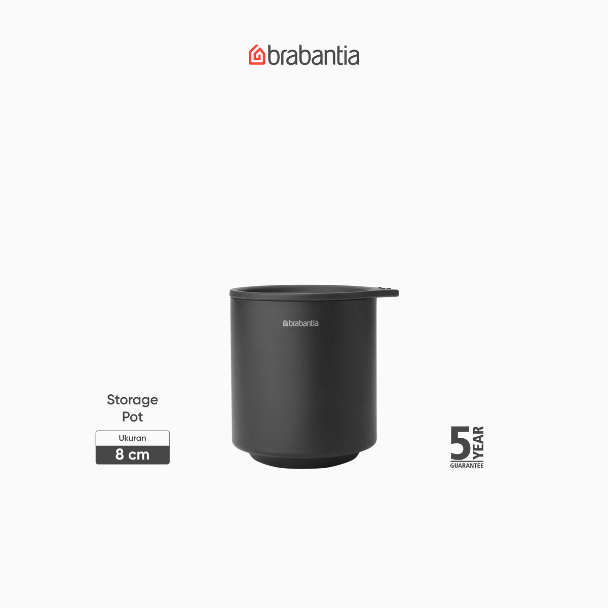Brabantia MindSet Storage Pot – Infinite Grey