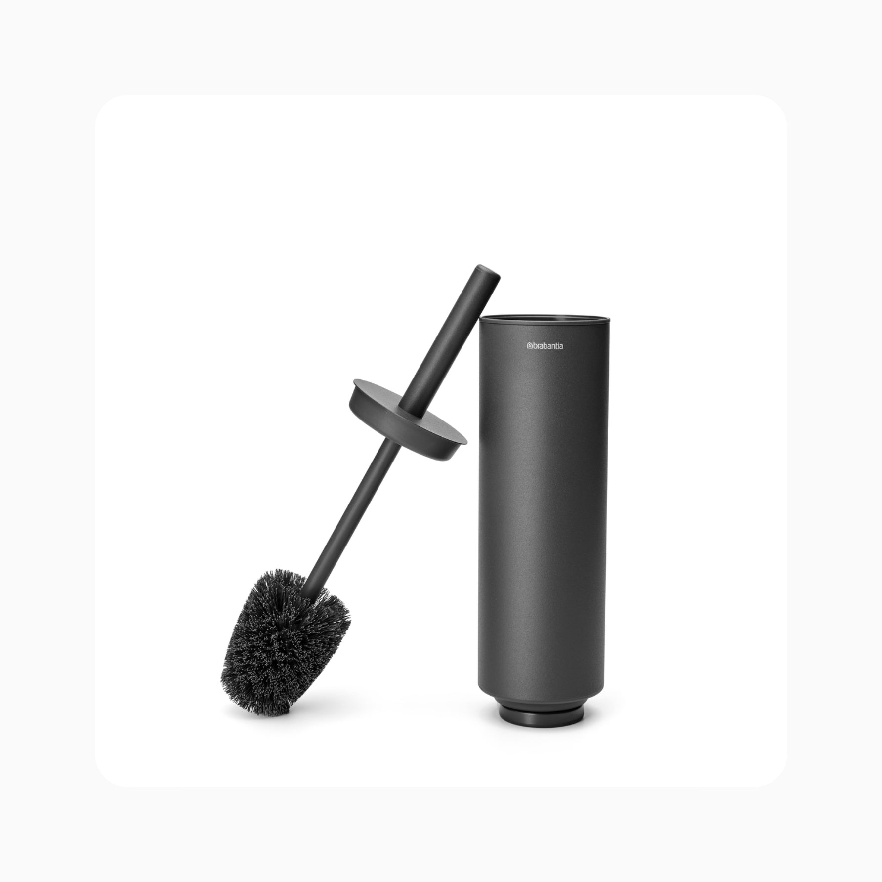 MindSet Toilet Brush and Holder - Infinite Grey