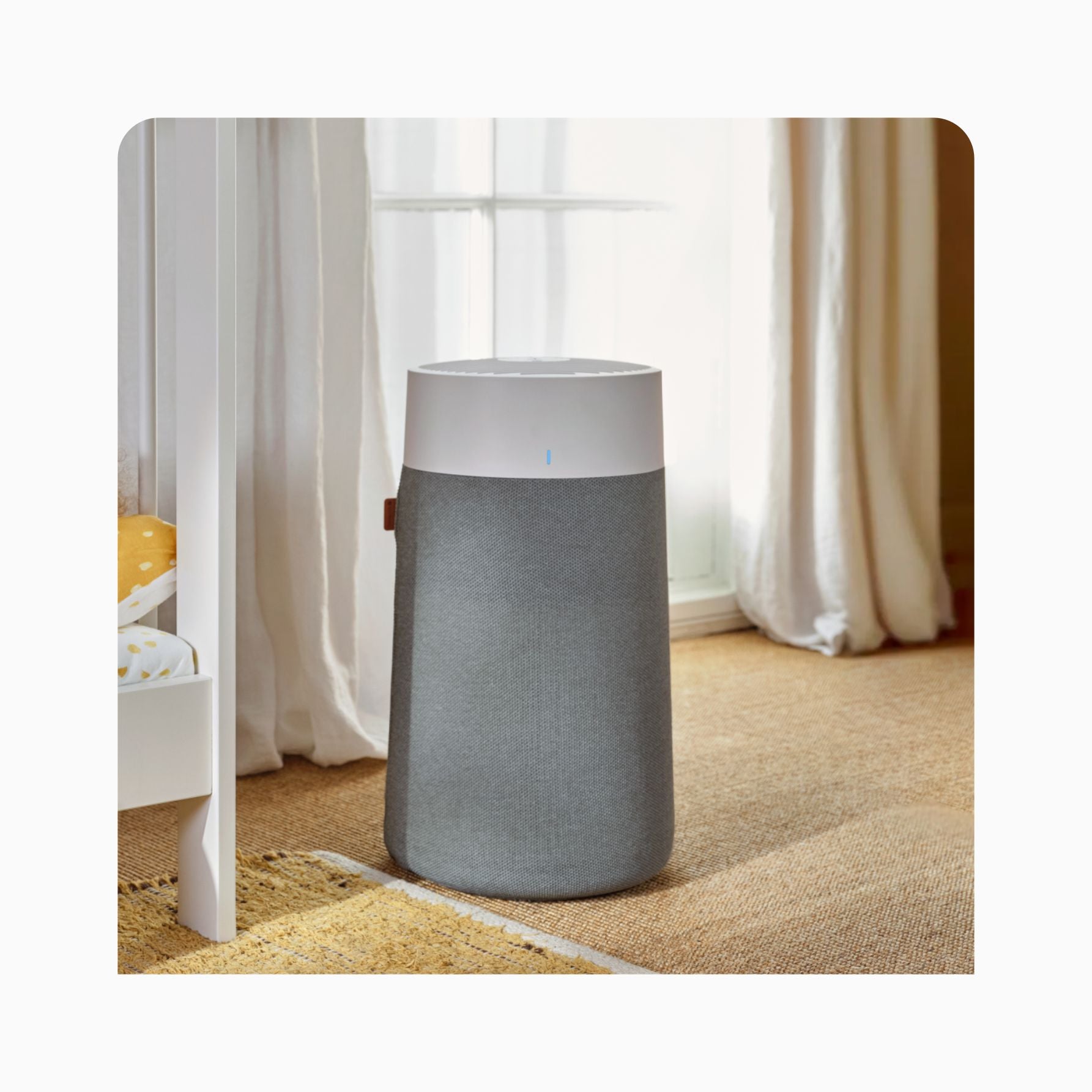 Air Purifier Blueair Blue Pure Max 3450i dengan Pre Filter Warna Abu Abu Muda
