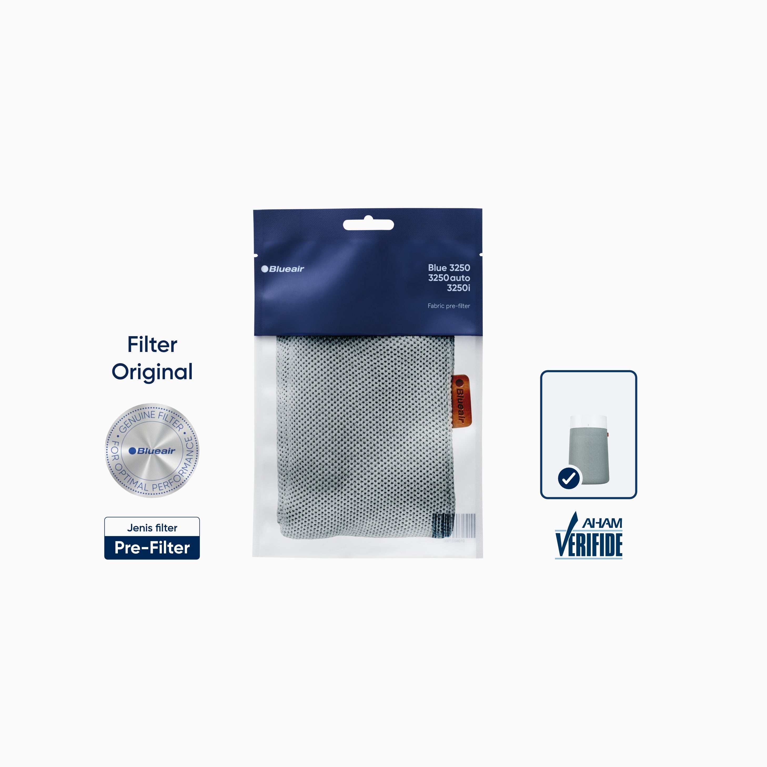 Pre-Filter Blue Pure Max 3250 & 3250i - Abu-abu Muda (Fog Grey)