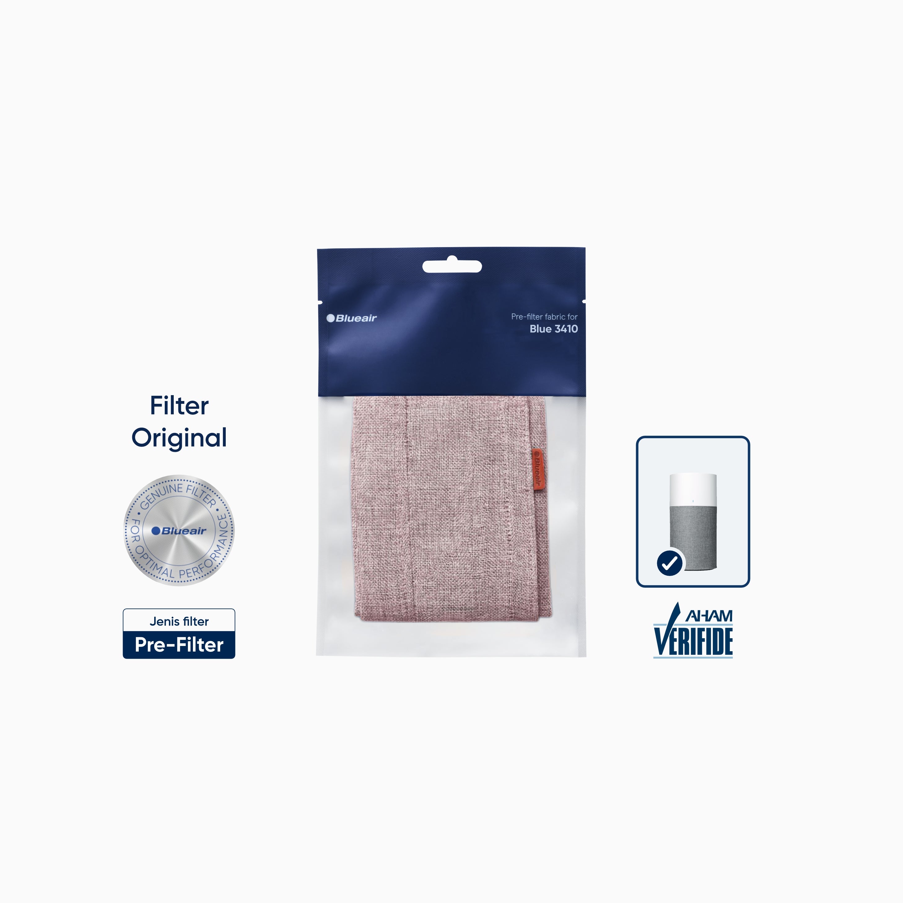 Pre Filter Air Purifier Blueair Blue 3410 | Warna Pink | Original Indonesia