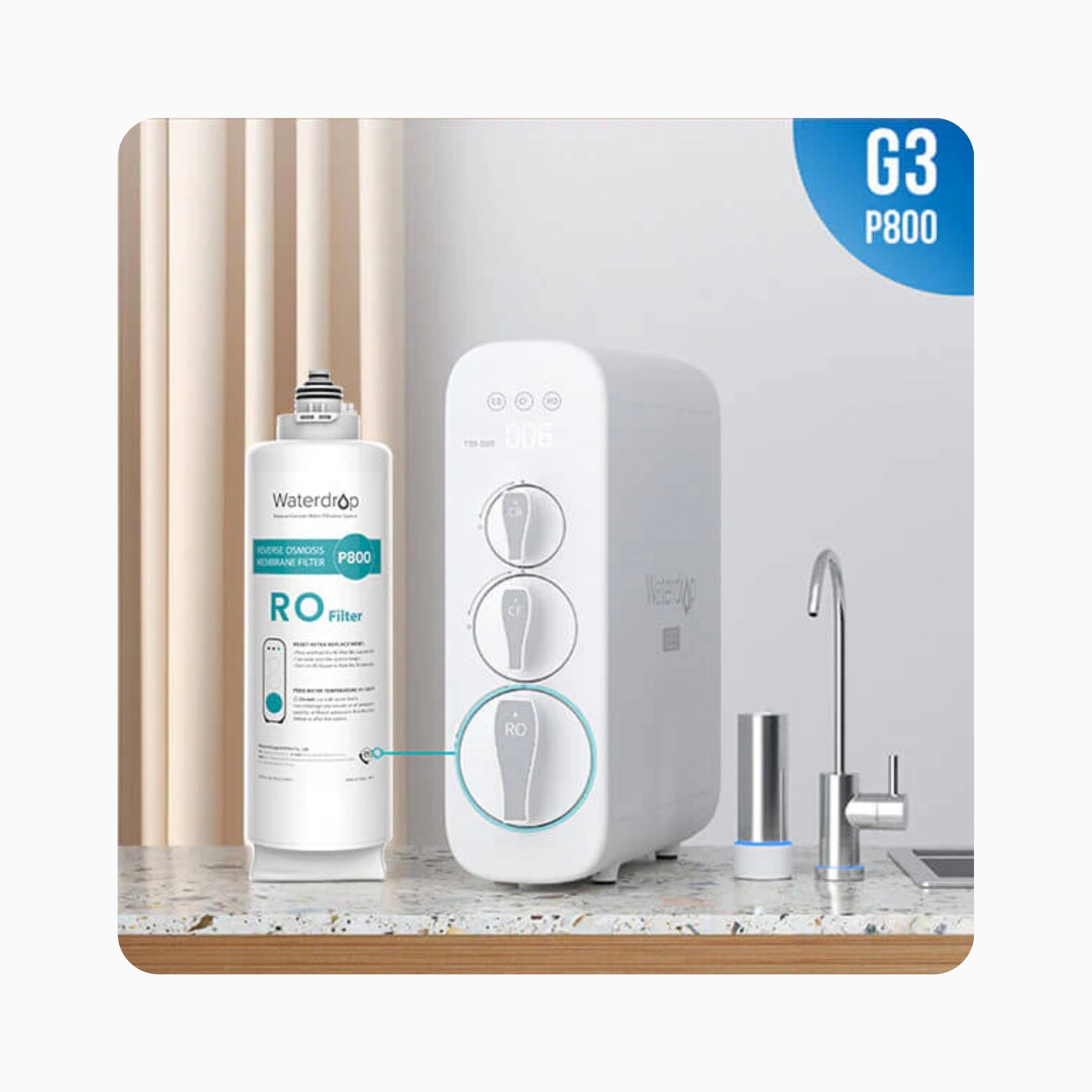 Waterdrop Filter - G3P800 - Reverse Osmosis
