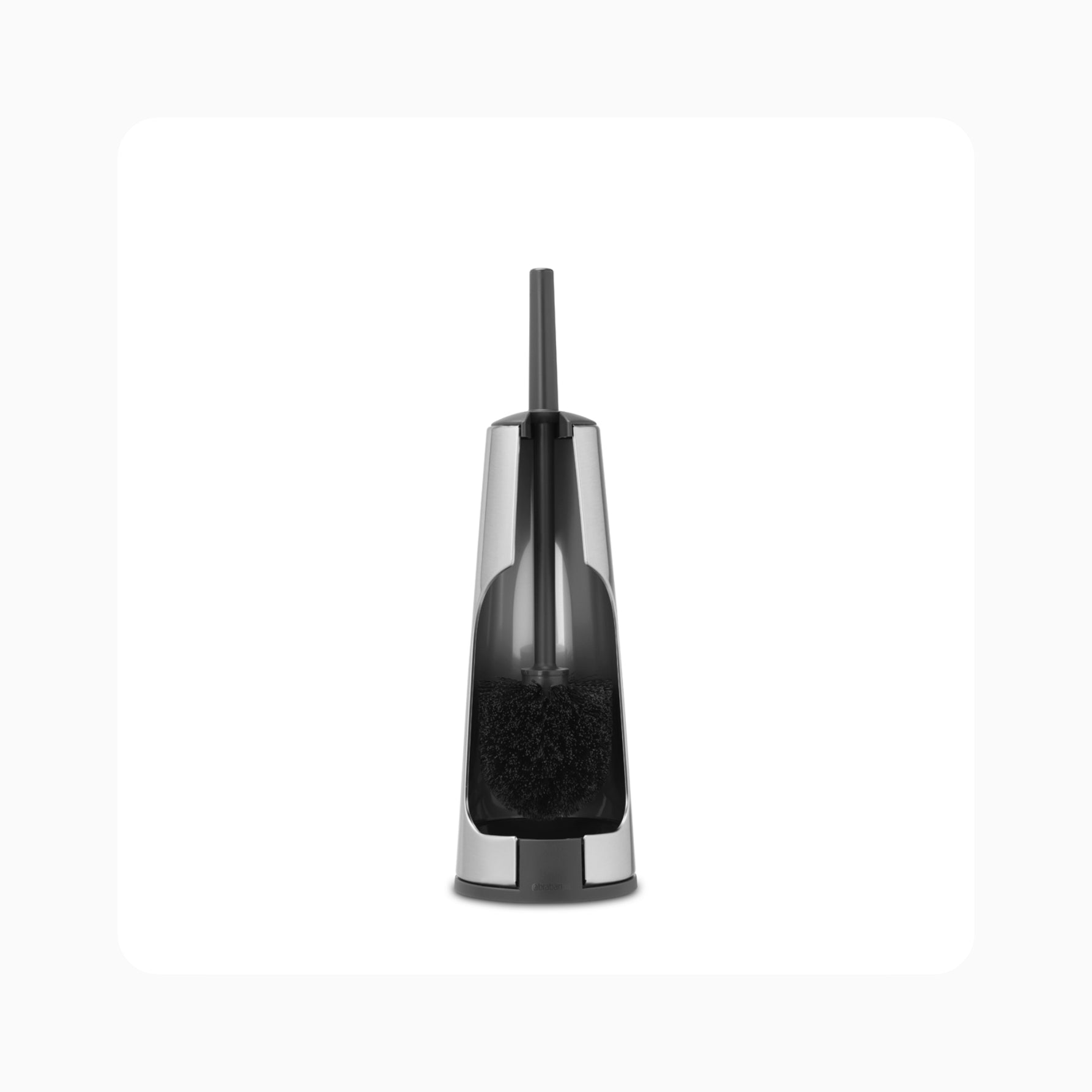 ReNew Toilet Brush and Holder - Matt Steel