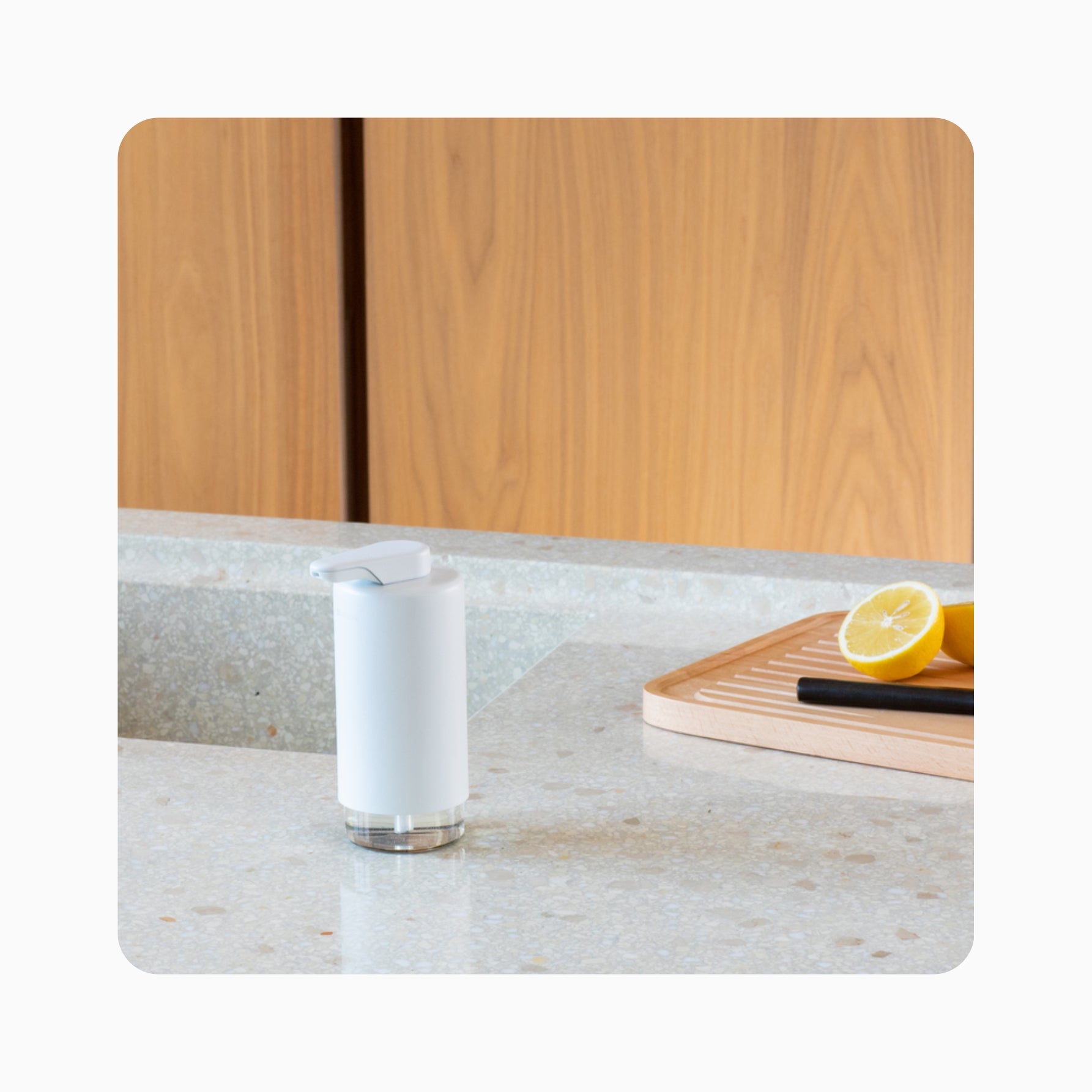 SinkStyle Soap Dispenser - Fresh White