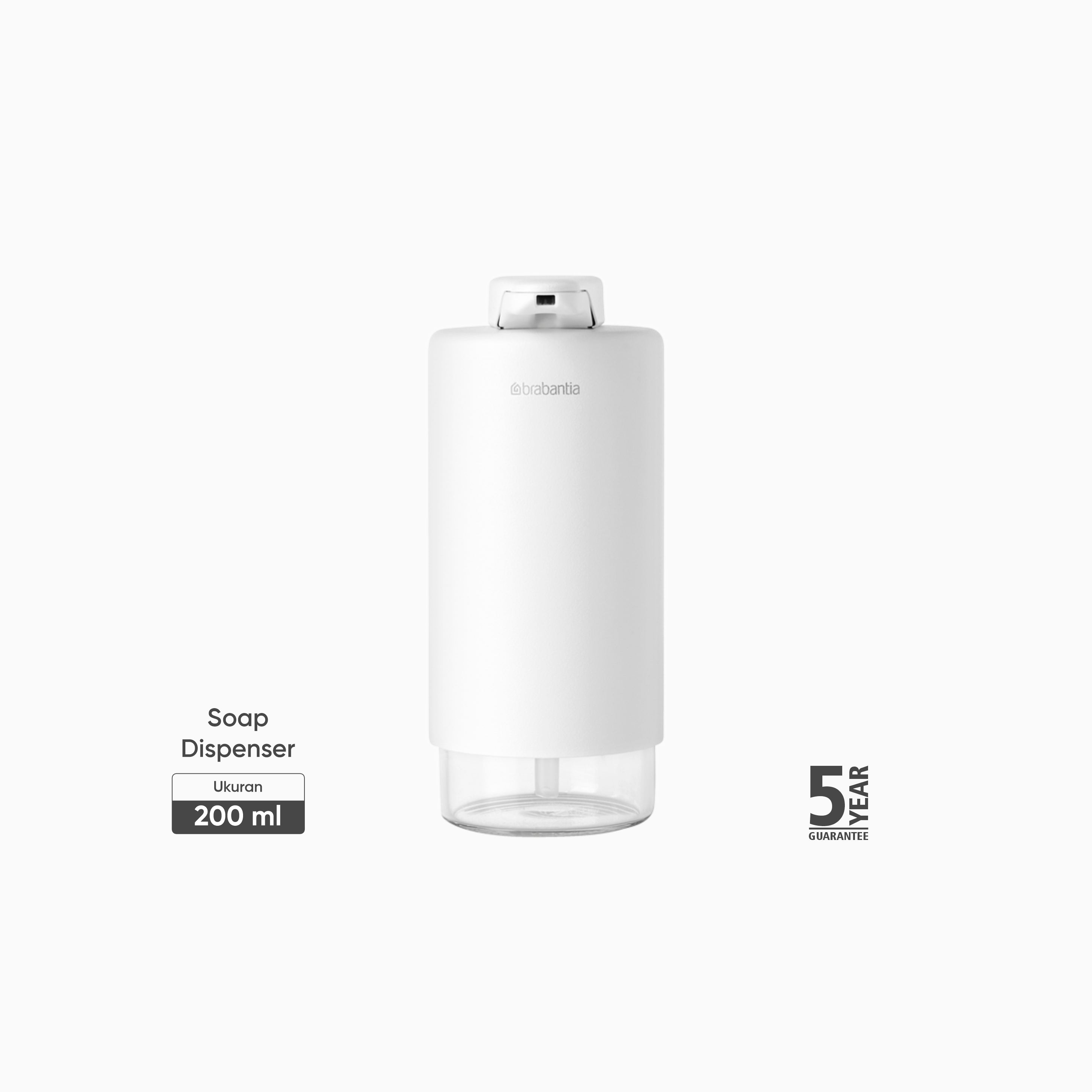 SinkStyle Soap Dispenser - Fresh White