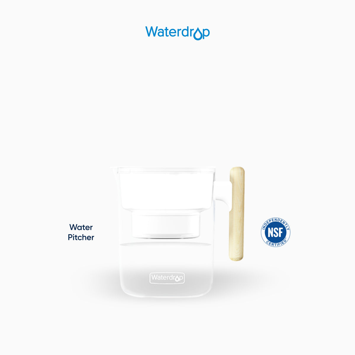 Chubby Pitcher Filter Air Minum (Transparan)