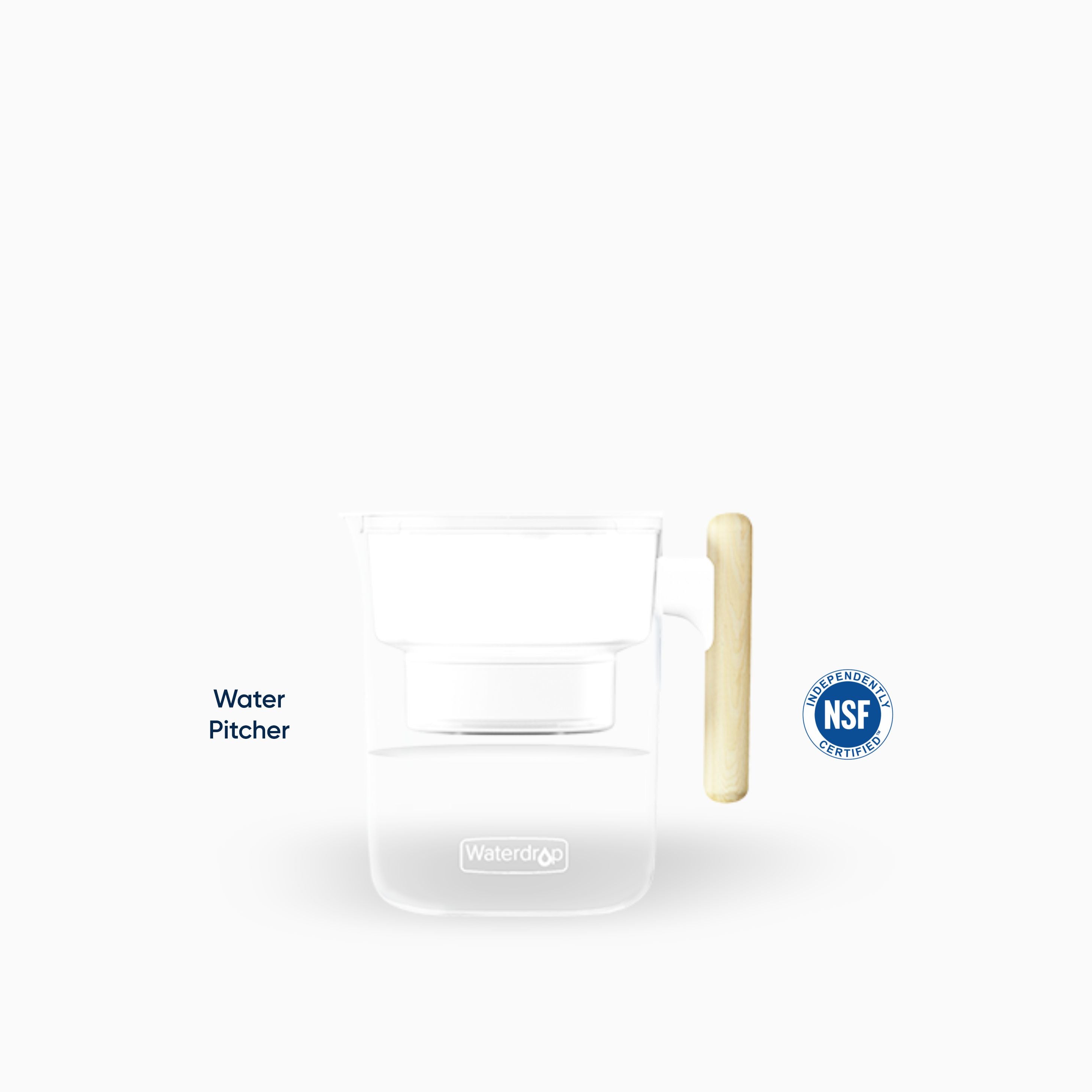 Chubby Pitcher Filter Air Minum (Transparan)