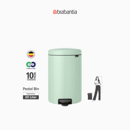 NewIcon Pedal Bin 20L - Jade Green