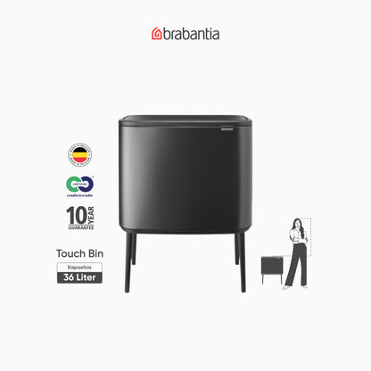 Bo Touch Bin 36L - Matt Black