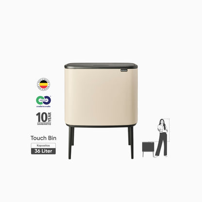 Bo Touch Bin 36L - Soft Beige