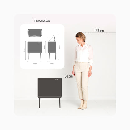 BO Touch Bin 36L - Matt Black