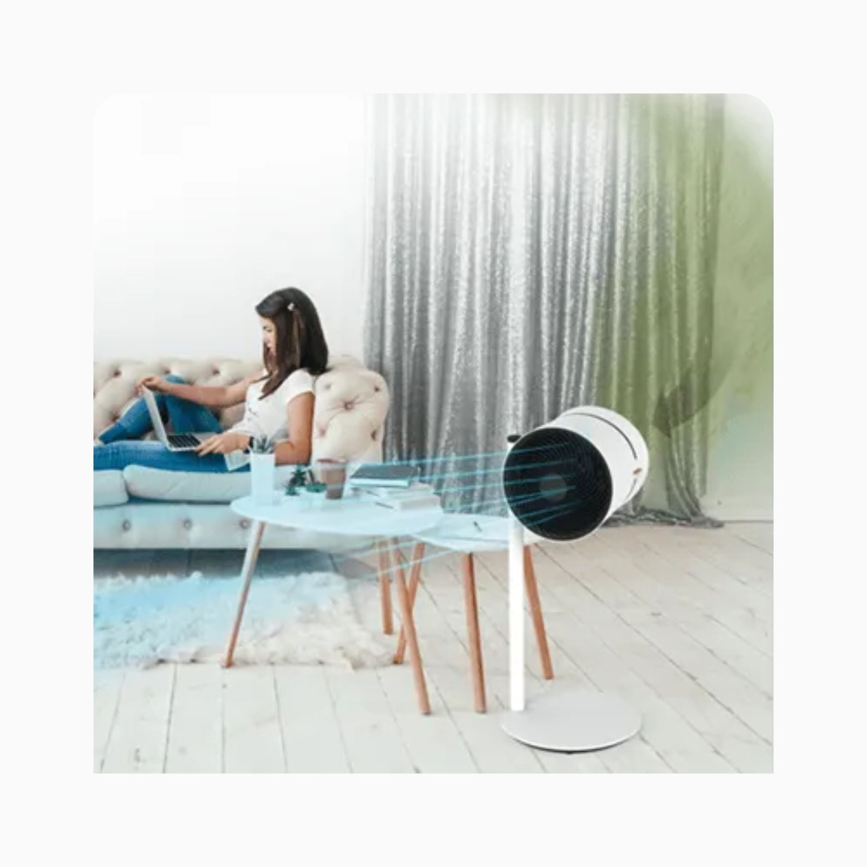 F220CC Air Shower Fan & Air Purifier