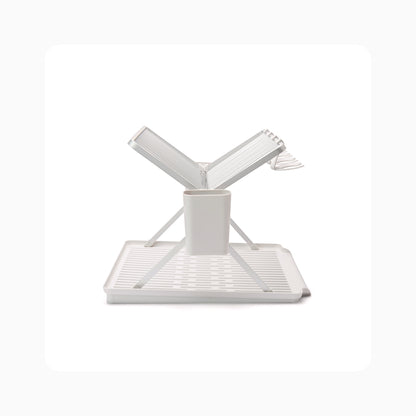 Foldable Dish Drying Rack - Light Grey