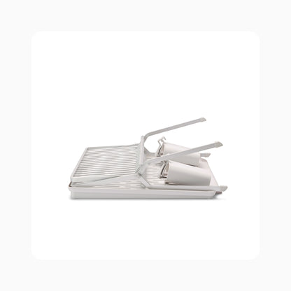 Foldable Dish Drying Rack - Light Grey