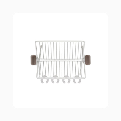 Foldable Dish Drying Rack - Light Grey