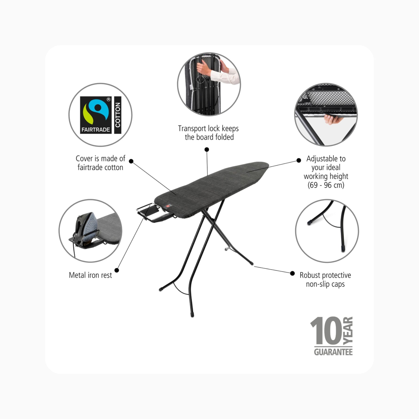 Ironing Board B - Denim Black