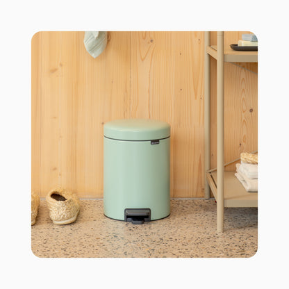 NewIcon Pedal Bin 5L - Jade Green