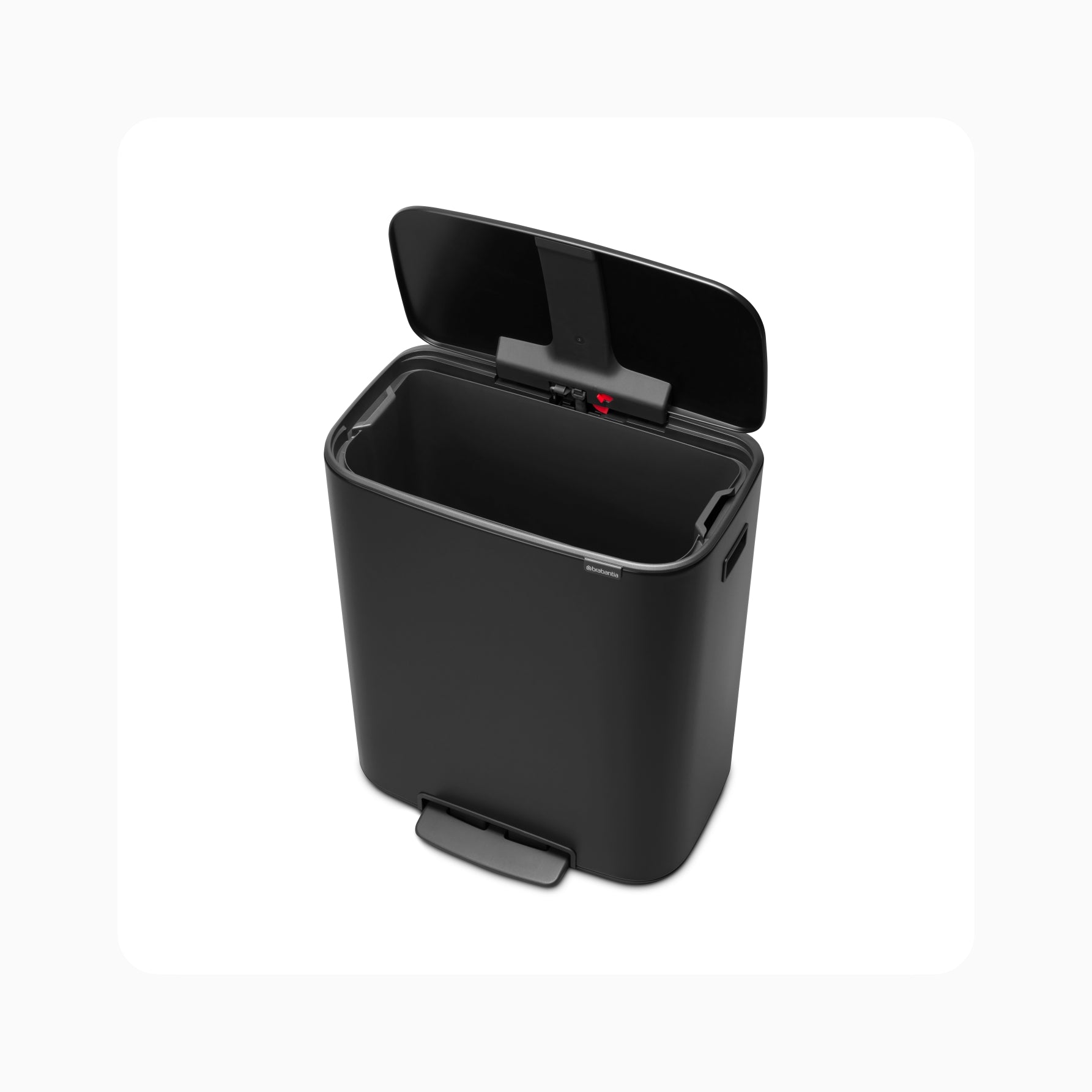 Bo Pedal Bin 60L - Matt Black