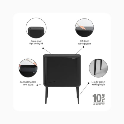 BO Touch Bin 36L - Matt Black