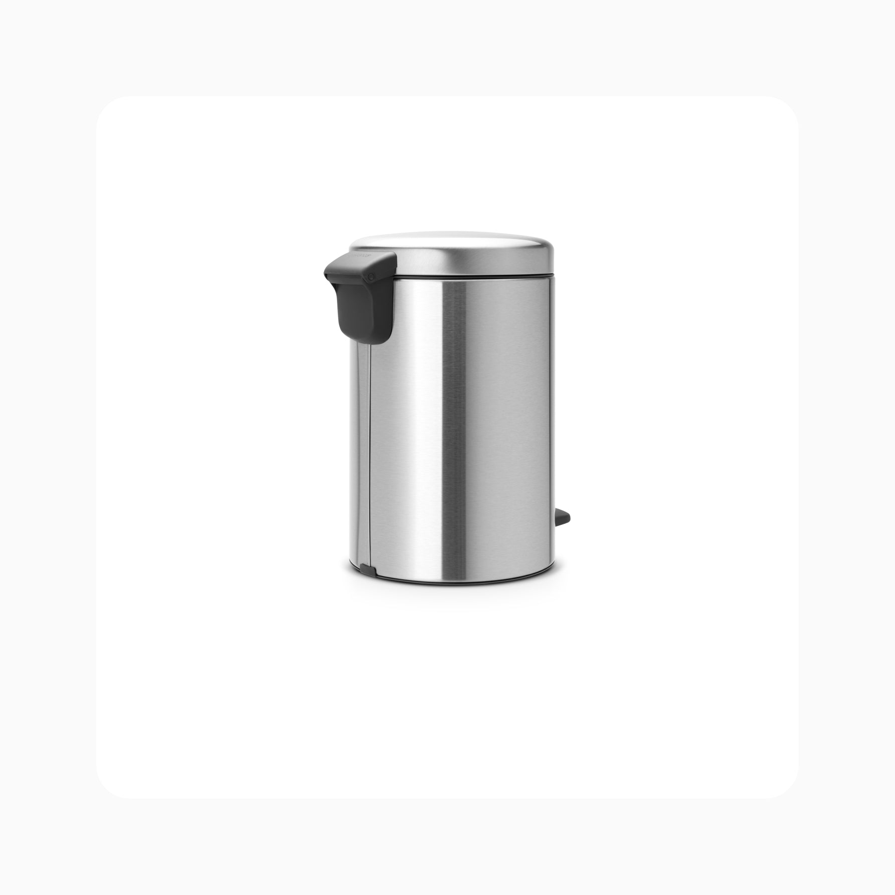 NewIcon Pedal Bin 20L - Matt Steel