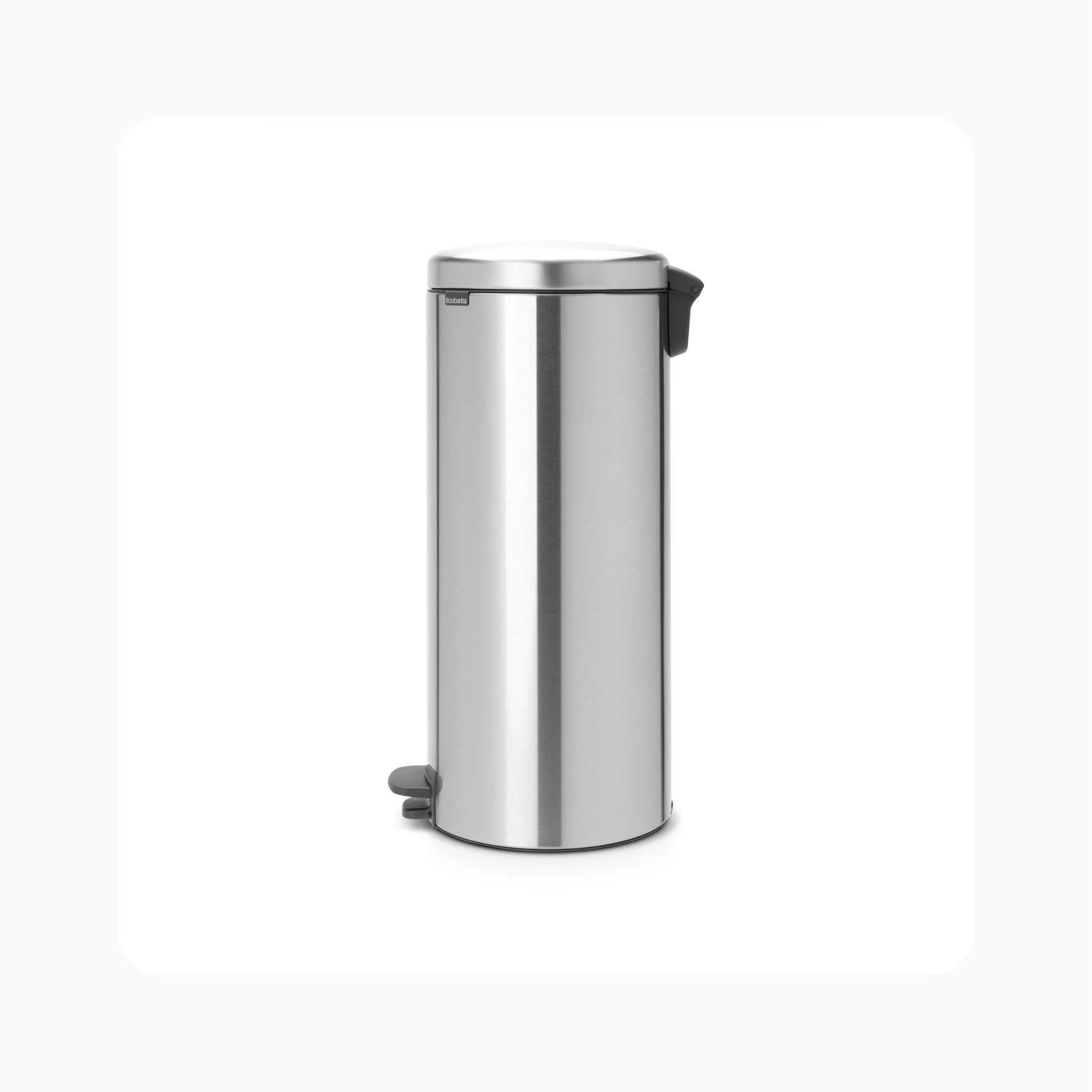 NewIcon Pedal Bin 30L - Matt Steel