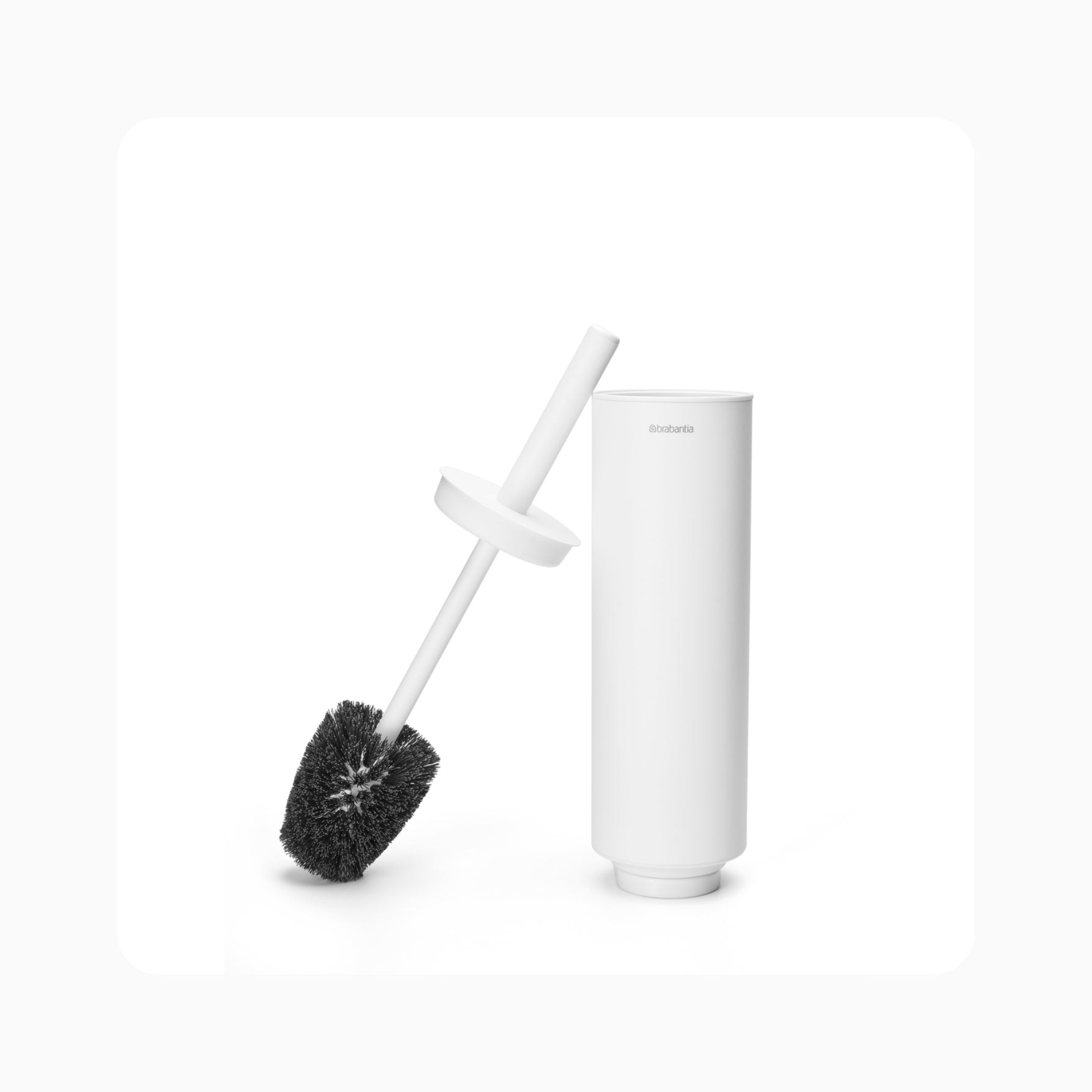 MindSet Toilet Brush and Holder - Fresh White