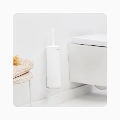 MindSet Toilet Brush and Holder - Fresh White