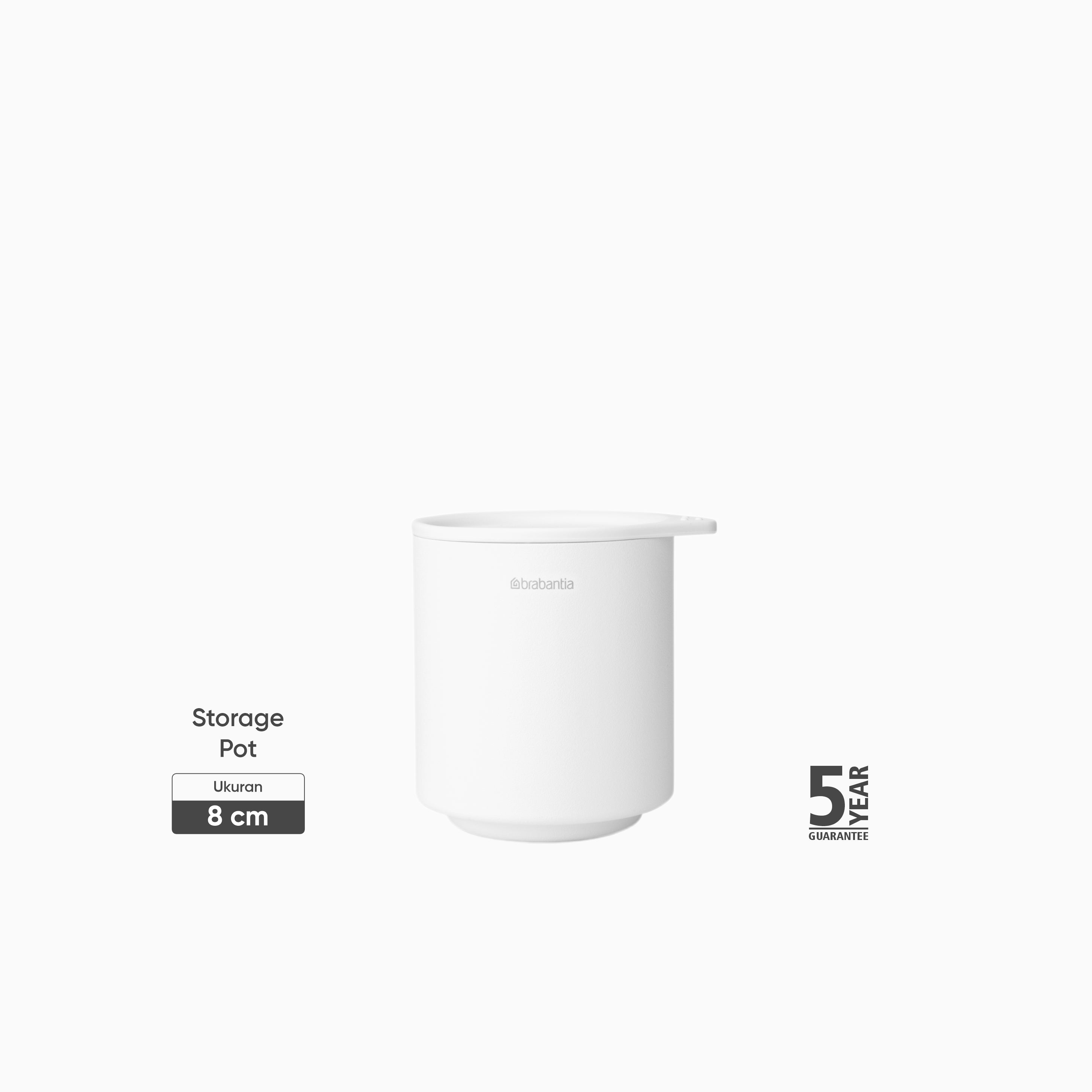 MindSet Storage Pot – Fresh White