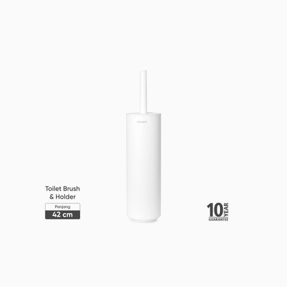 MindSet Toilet Brush and Holder - Fresh White