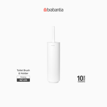 MindSet Toilet Brush and Holder - Fresh White