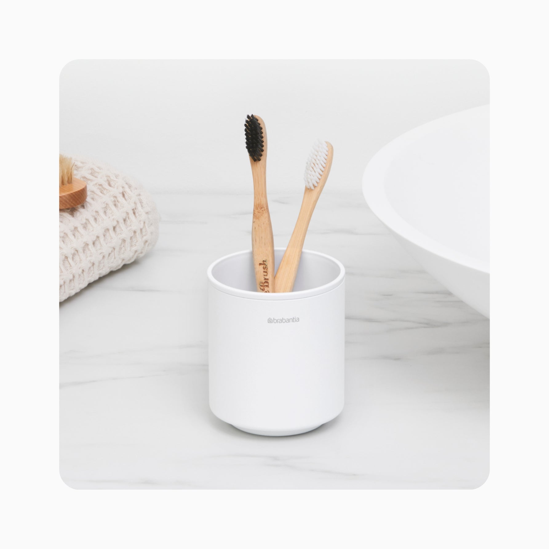 MindSet Toothbrush Holder – Fresh White