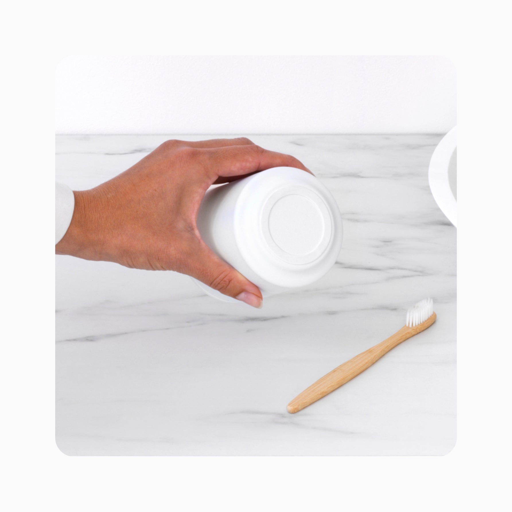 MindSet Toothbrush Holder – Fresh White