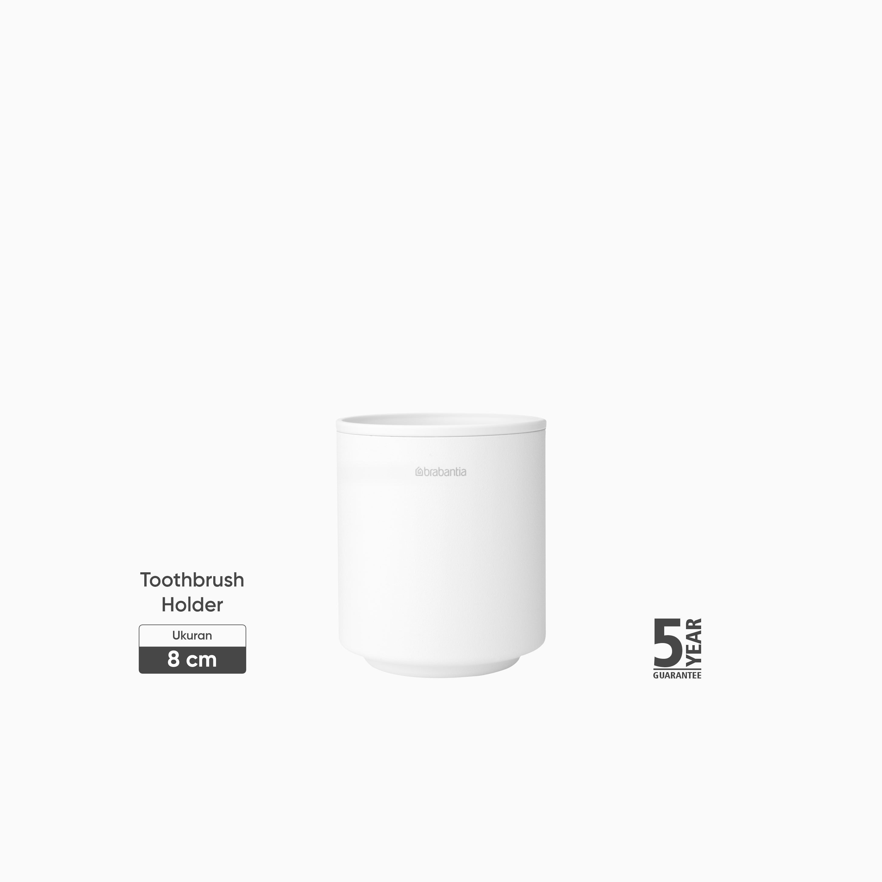 MindSet Toothbrush Holder – Fresh White