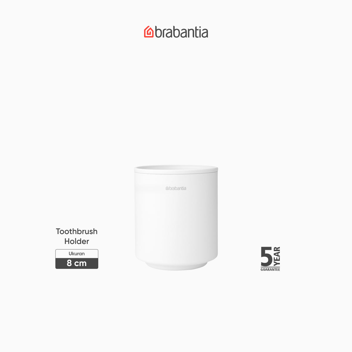 MindSet Toothbrush Holder – Fresh White