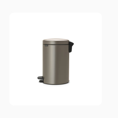 NewIcon Pedal Bin 12L - Platinum