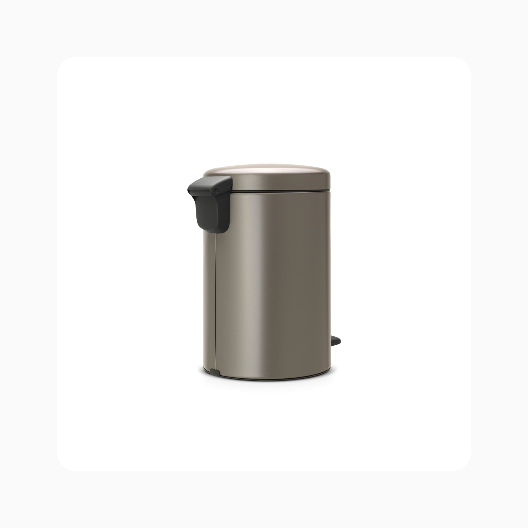 NewIcon Pedal Bin 12L - Platinum