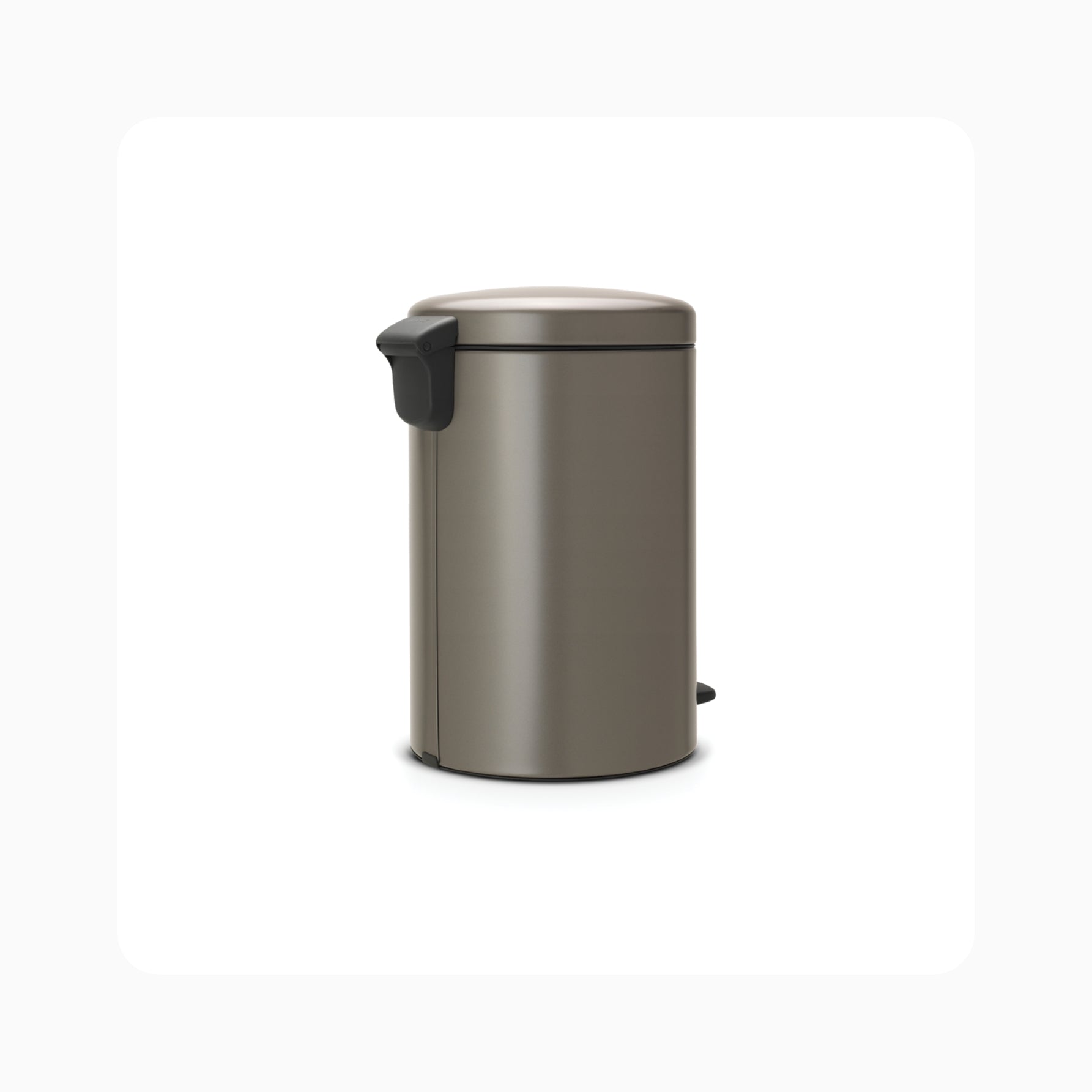 NewIcon Pedal Bin 20L - Platinum
