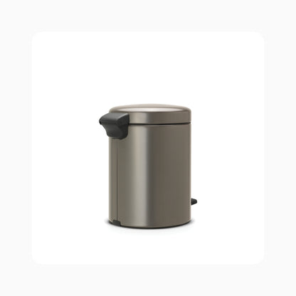 NewIcon Pedal Bin 5L - Platinum