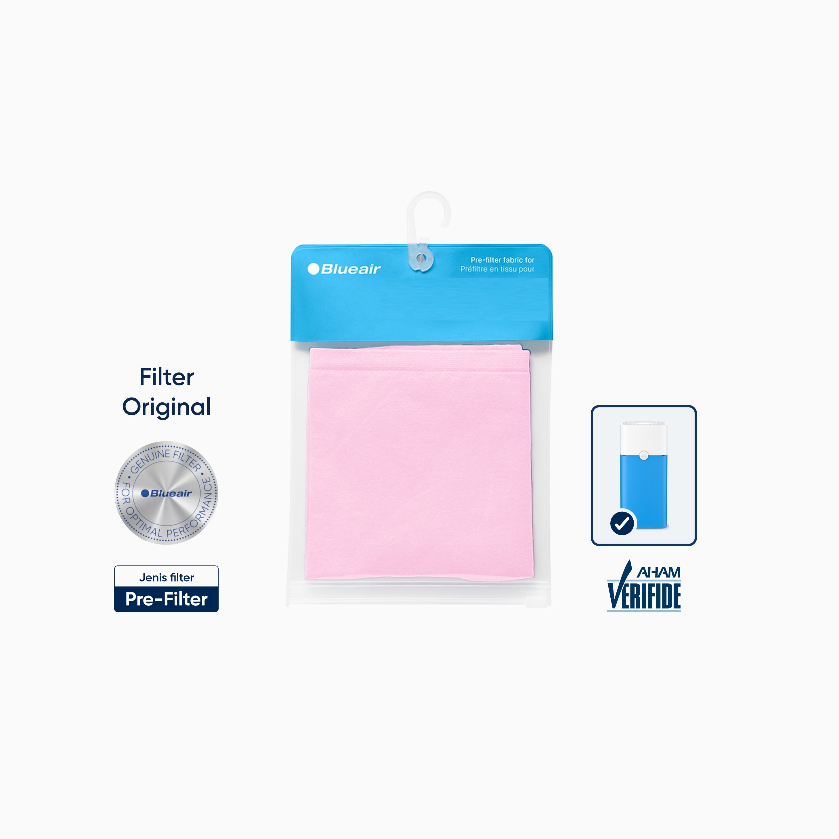Pre-Filter Blue Pure 411 (Pink)