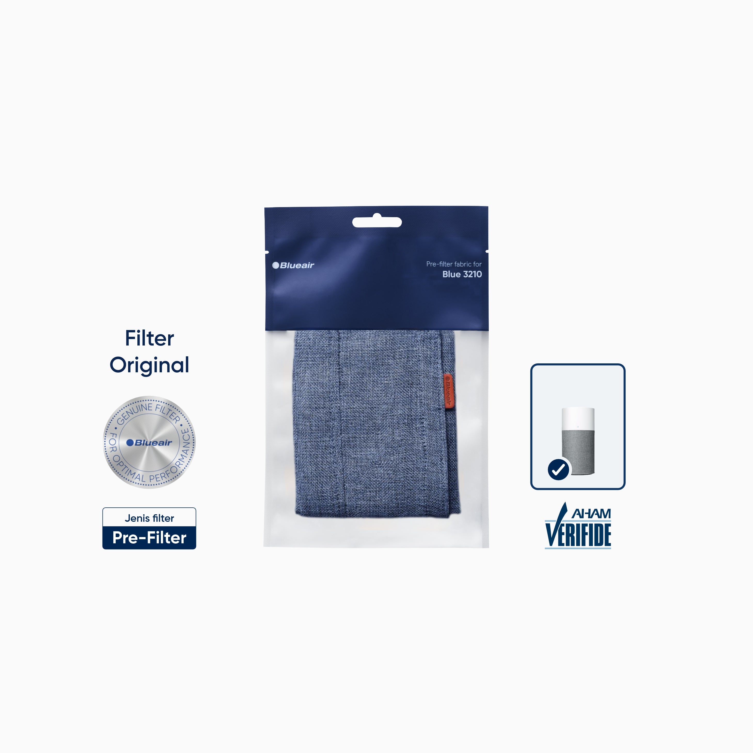 Pre Filter Air Purifier Blueair Blue 3210 | Warna Biru | Original Indonesia