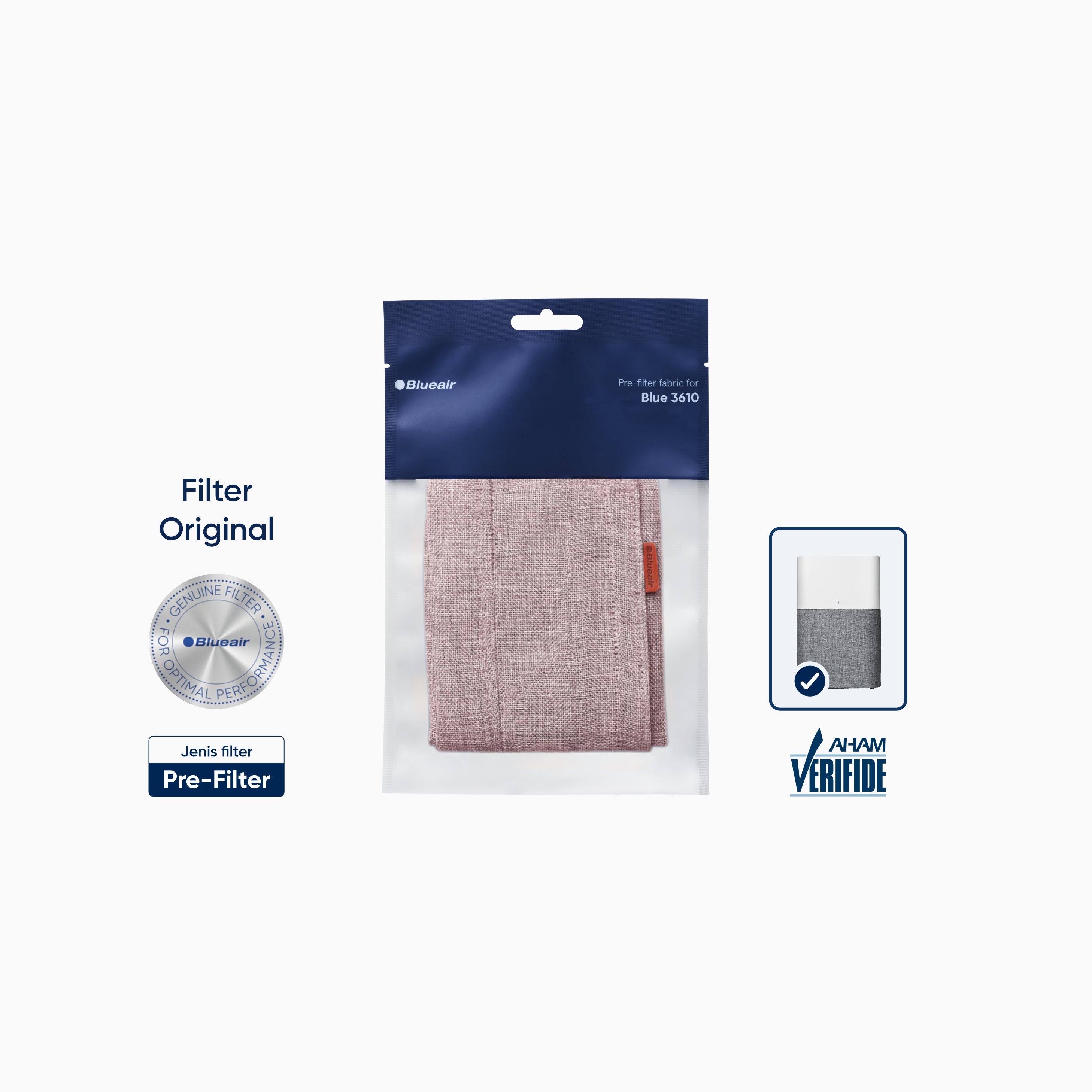 Pre Filter Air Purifier Blueair Blue 3610 | Warna Pink | Original Indonesia