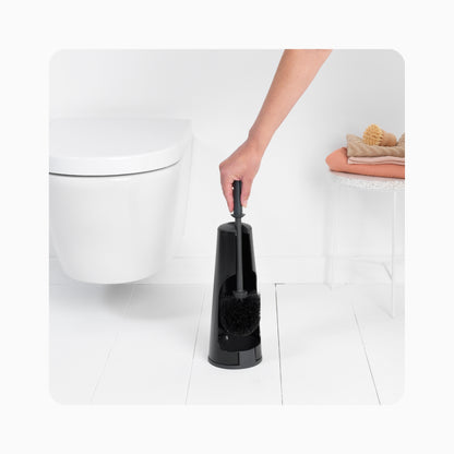 ReNew Toilet Brush and Holder - Matt Black