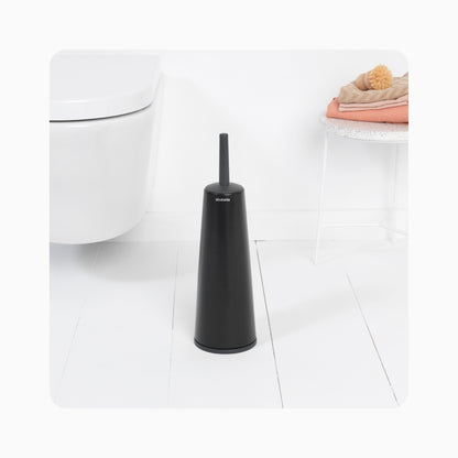ReNew Toilet Brush and Holder - Matt Black