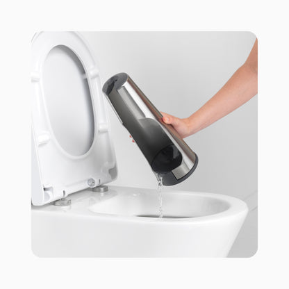ReNew Toilet Brush and Holder - Matt Steel