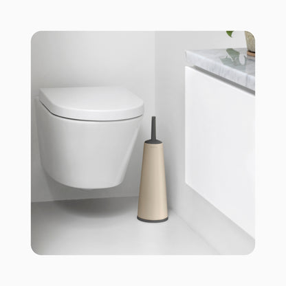 ReNew Toilet Brush and Holder - Soft Beige
