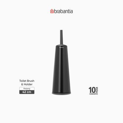 ReNew Toilet Brush and Holder - Matt Black