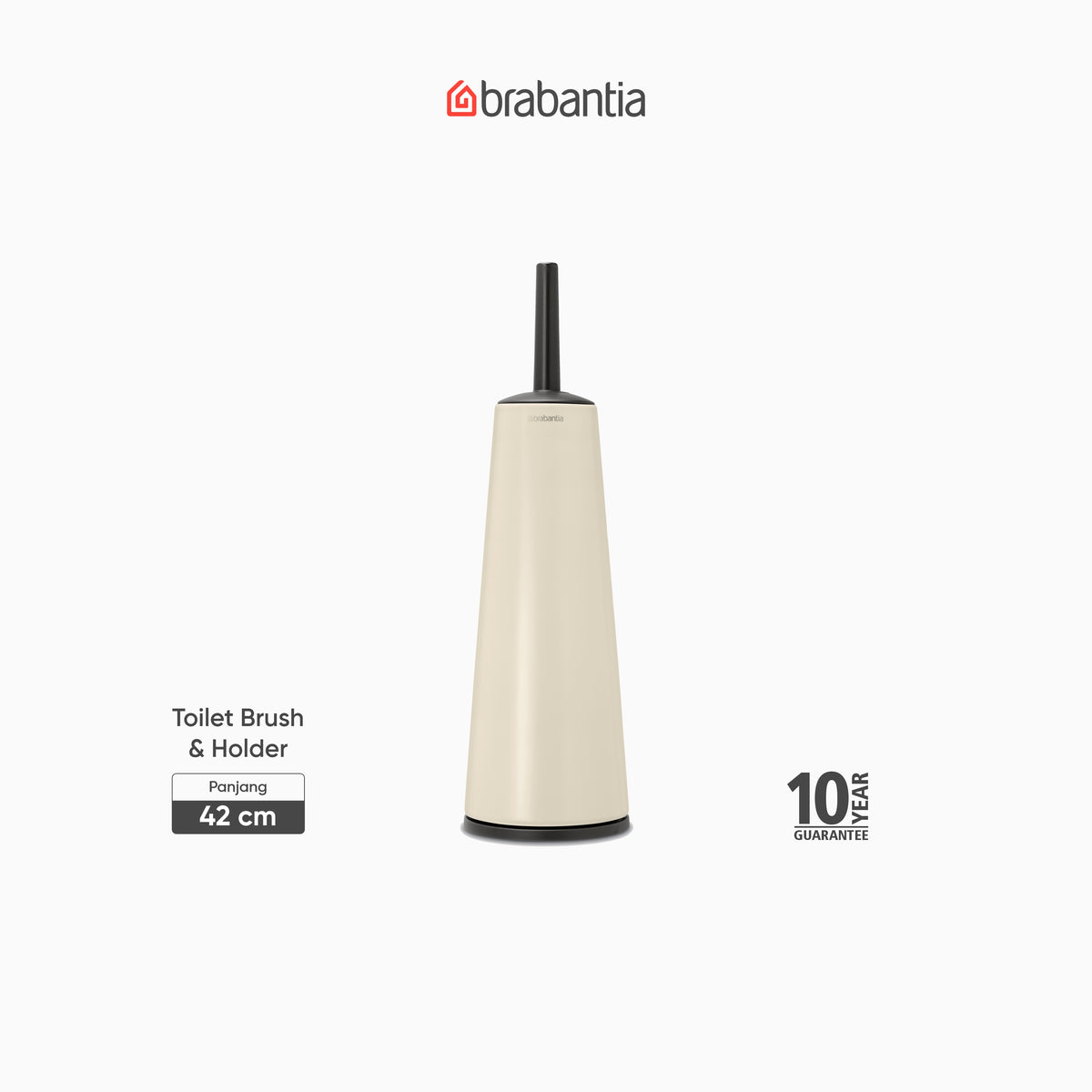 ReNew Toilet Brush and Holder - Soft Beige