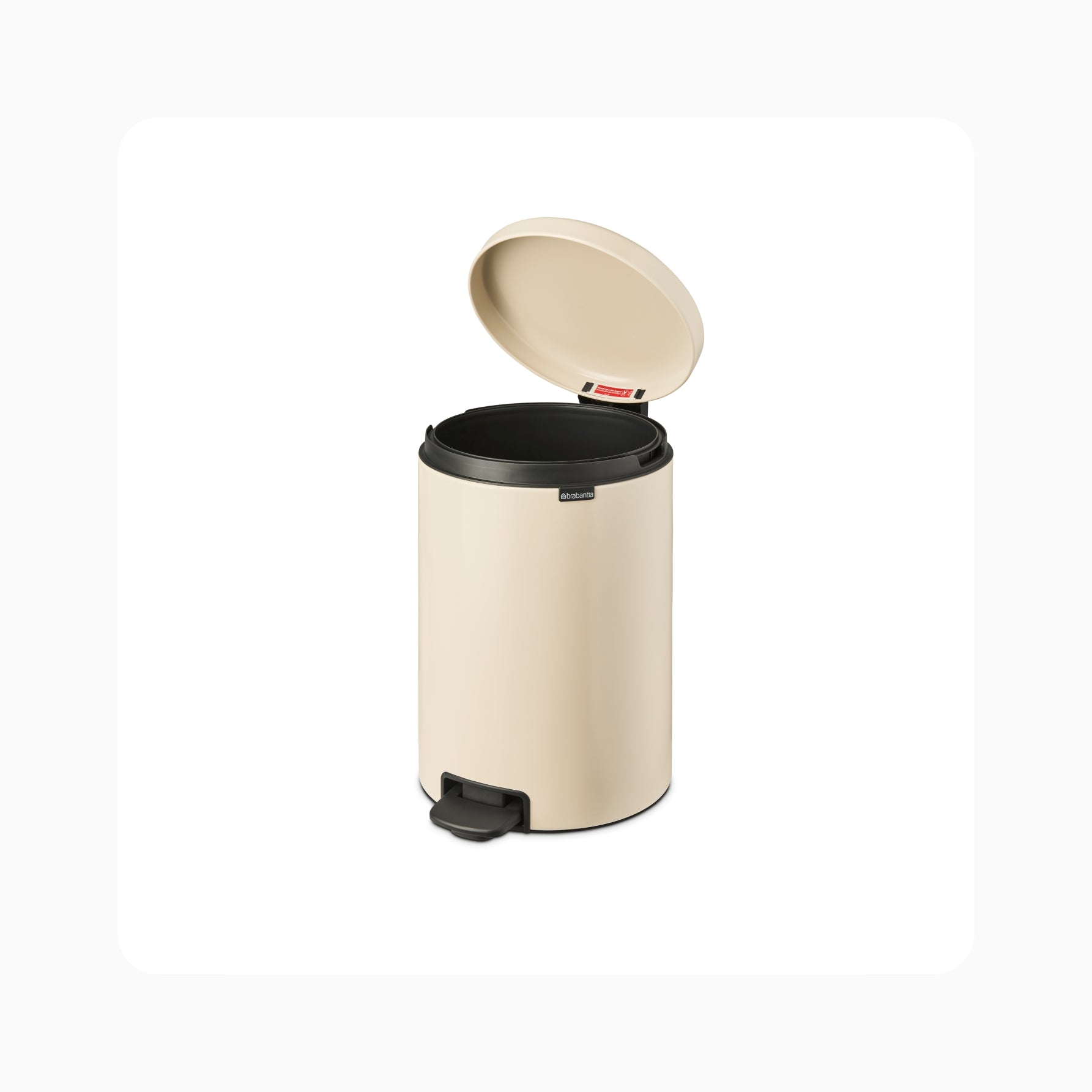 NewIcon Pedal Bin 20L - Soft Beige